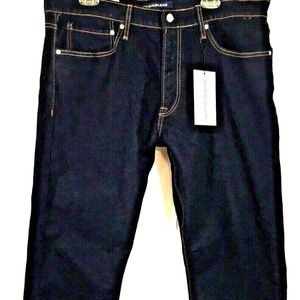Calvin Klein Dark Straight Leg Doit Hi Rise Jean